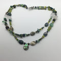 Green Teardrop Necklace