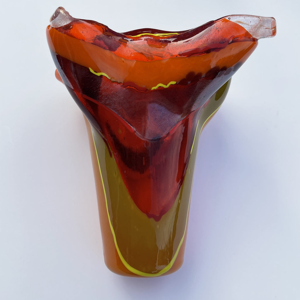 Orange Curly Vase Smile Edition